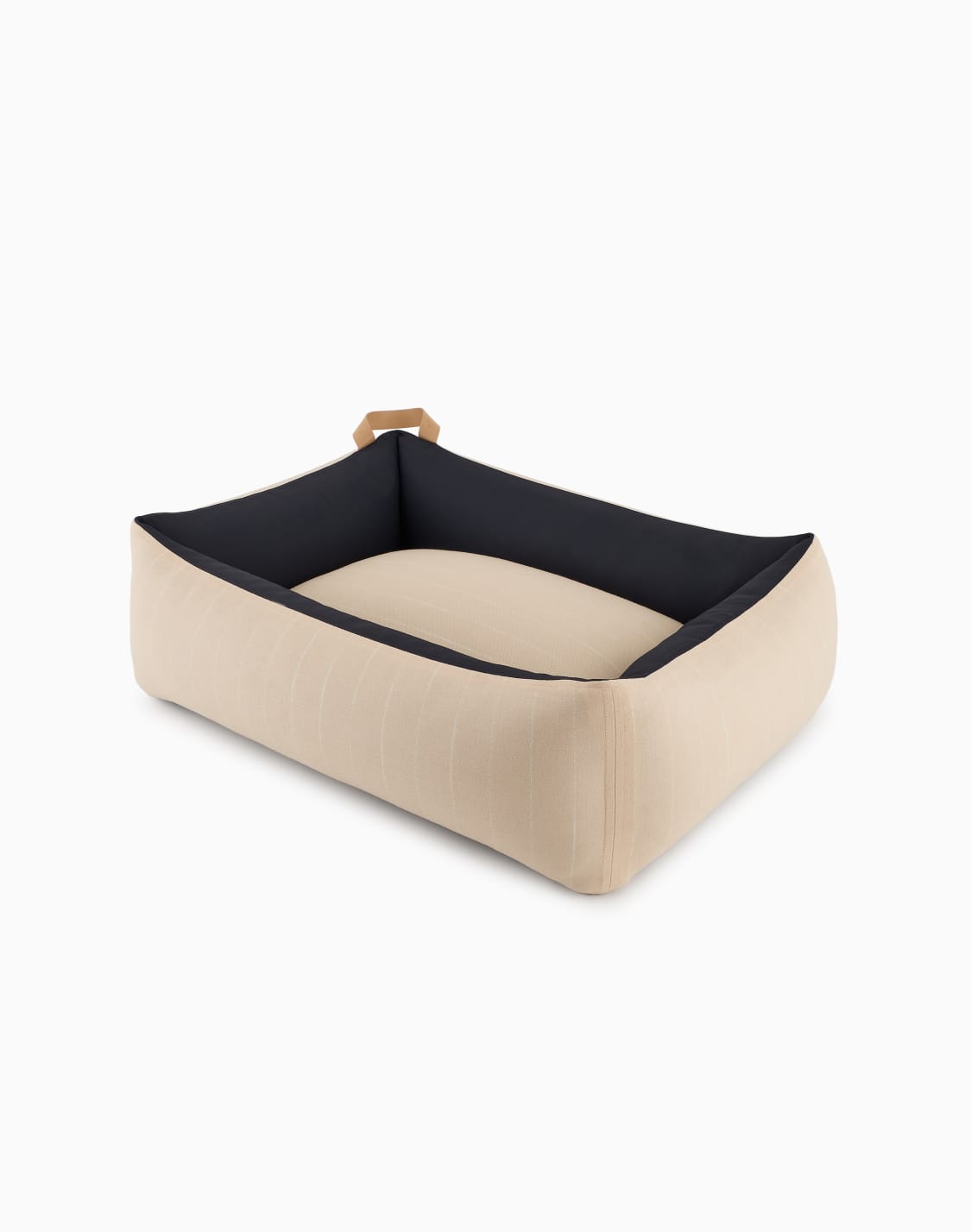 poldo-x-giorgio-armani-dog-bed-in-pinstriped-virgin-wool-beige--giorgio-armani