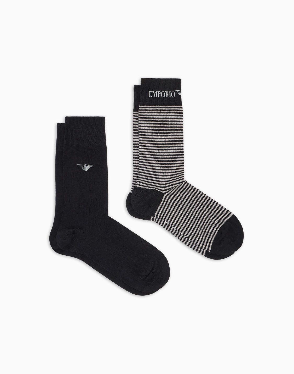 two-pack-of-socks-with-jacquard-motif-black--emporio-armani