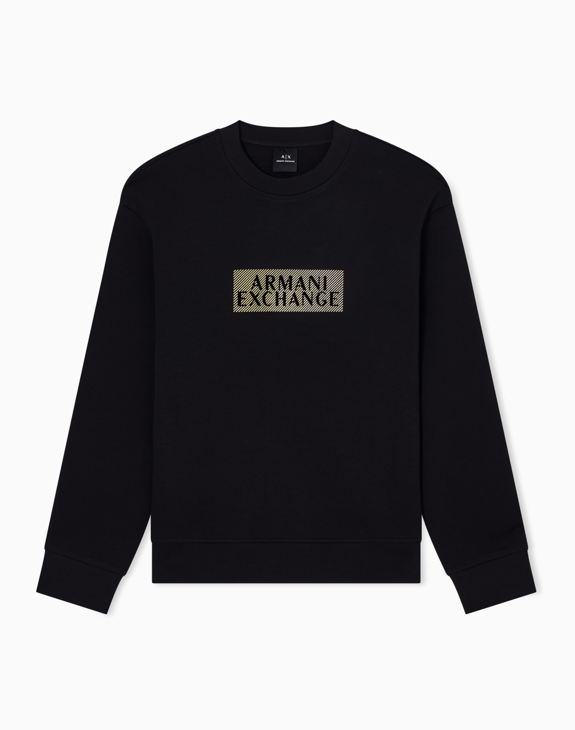 felpe-senza-cappuccio-nero--armani-exchange
