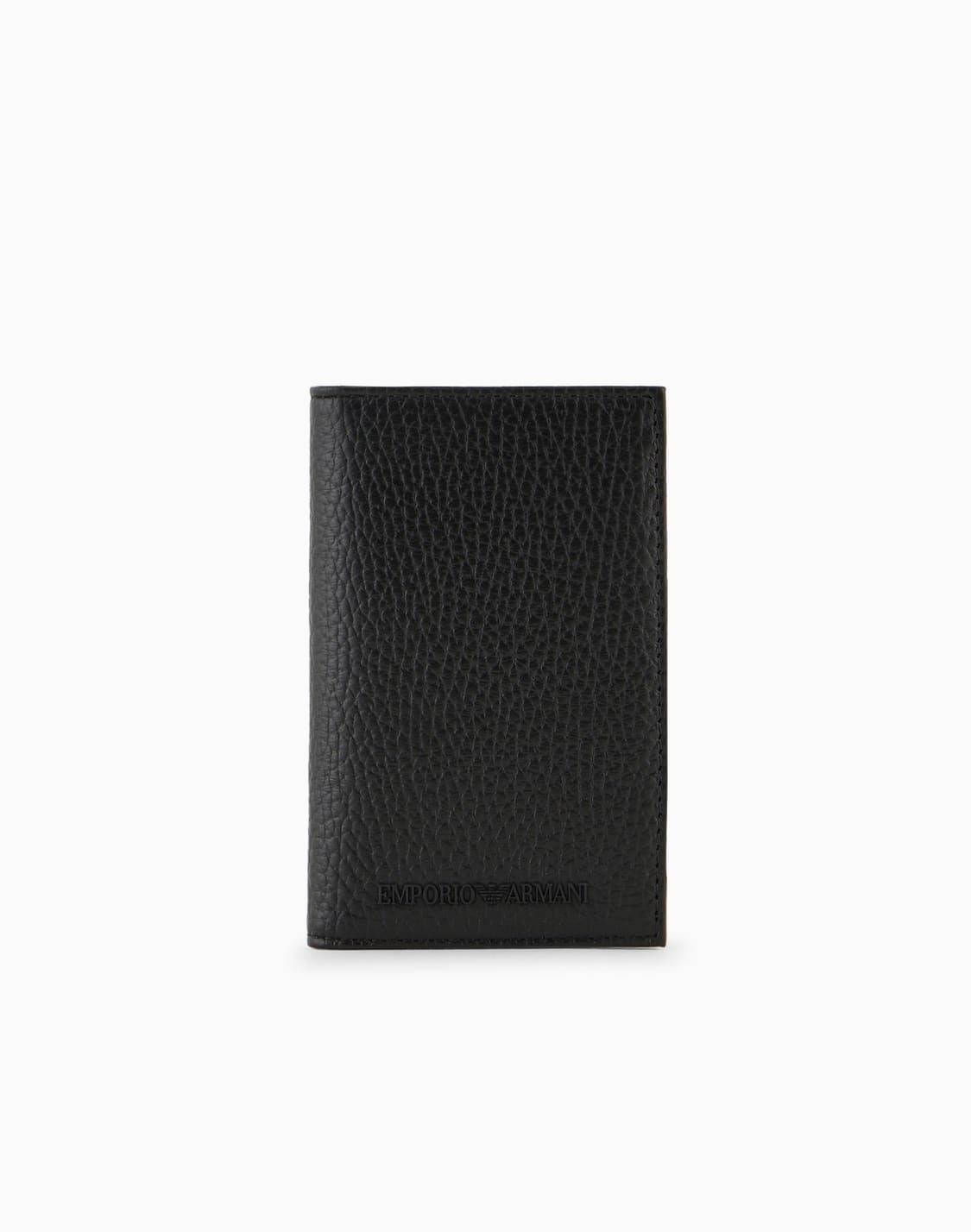 zipped-tumbled-leather-bi-fold-card-holder-black--emporio-armani