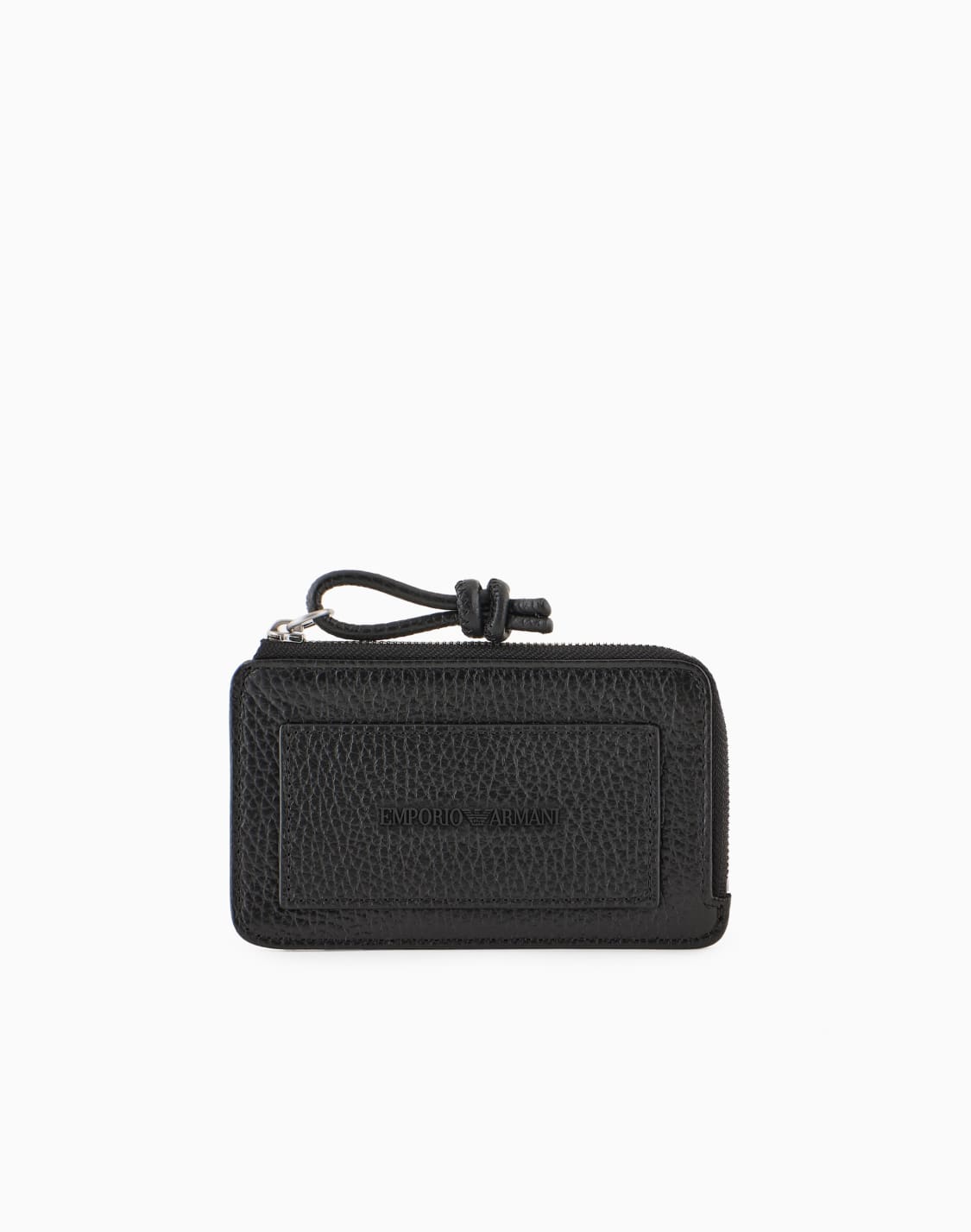 zipped-tumbled-leather-card-holder-black--emporio-armani