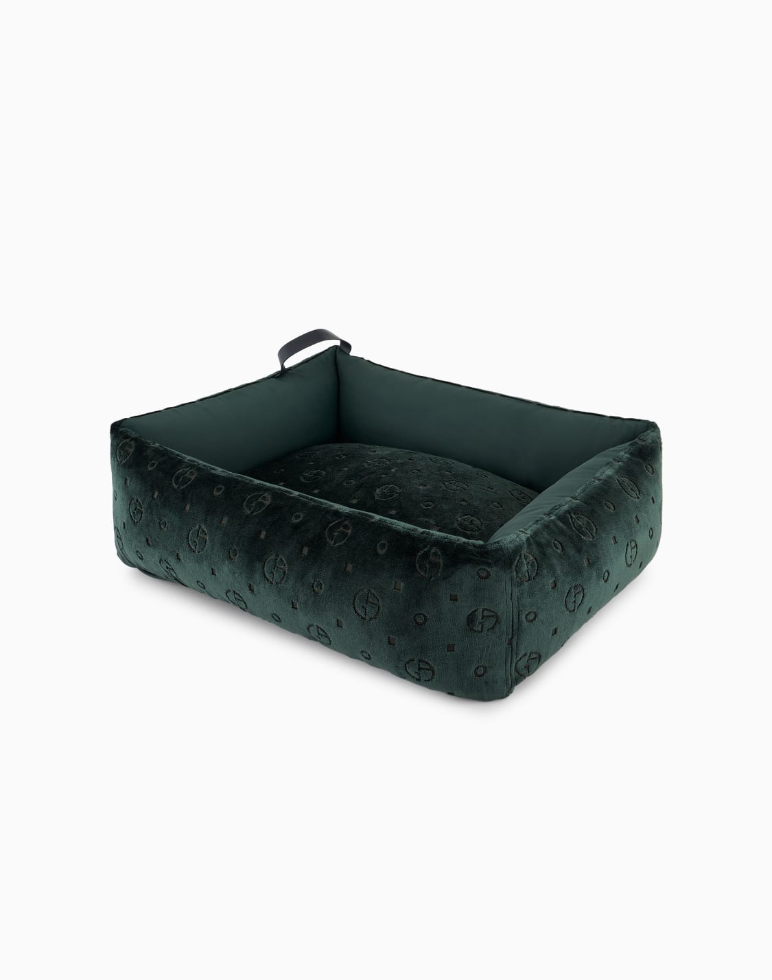 poldo-x-giorgio-armani-dog-bed-in-monogram-jacquard-velvet-green--giorgio-armani