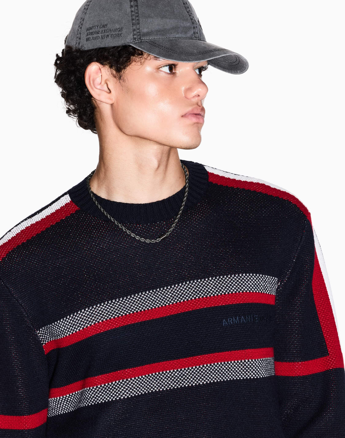 ステンレススチル-チェンネックレス_axg0163060-マルチカラ--armani-exchange