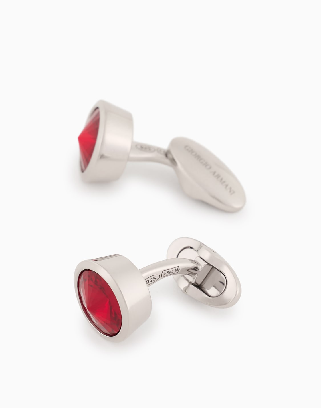 sterling-silver-cufflinks-with-a-coloured-crystal-red--giorgio-armani