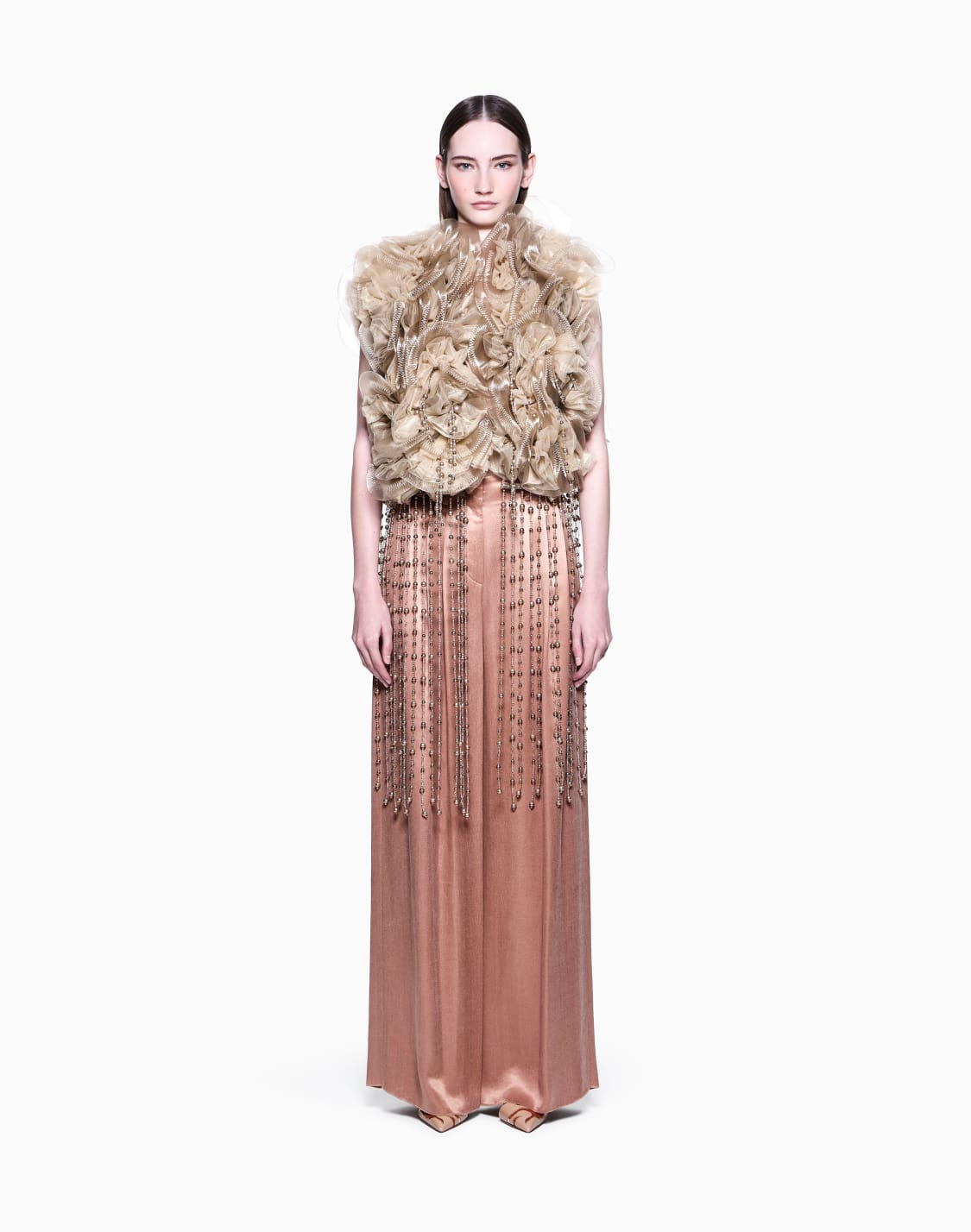 crinoline-and-tulle-cape-with-fringes-pink--giorgio-armani