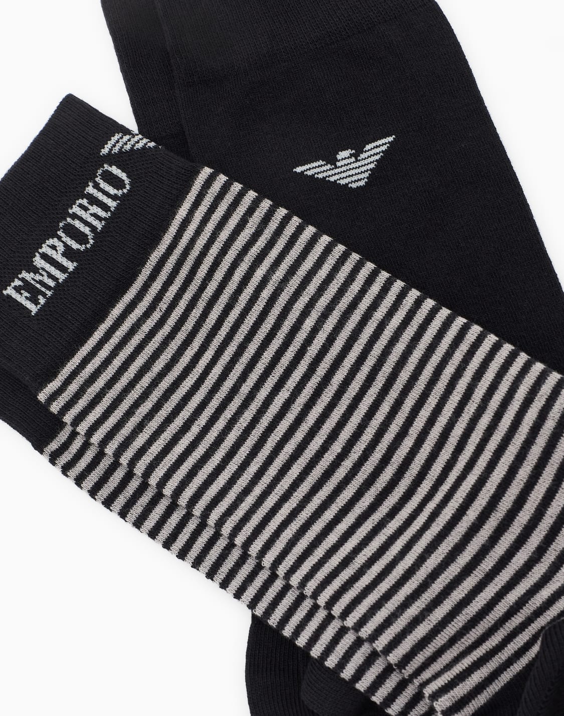 two-pack-of-socks-with-jacquard-motif-black--emporio-armani