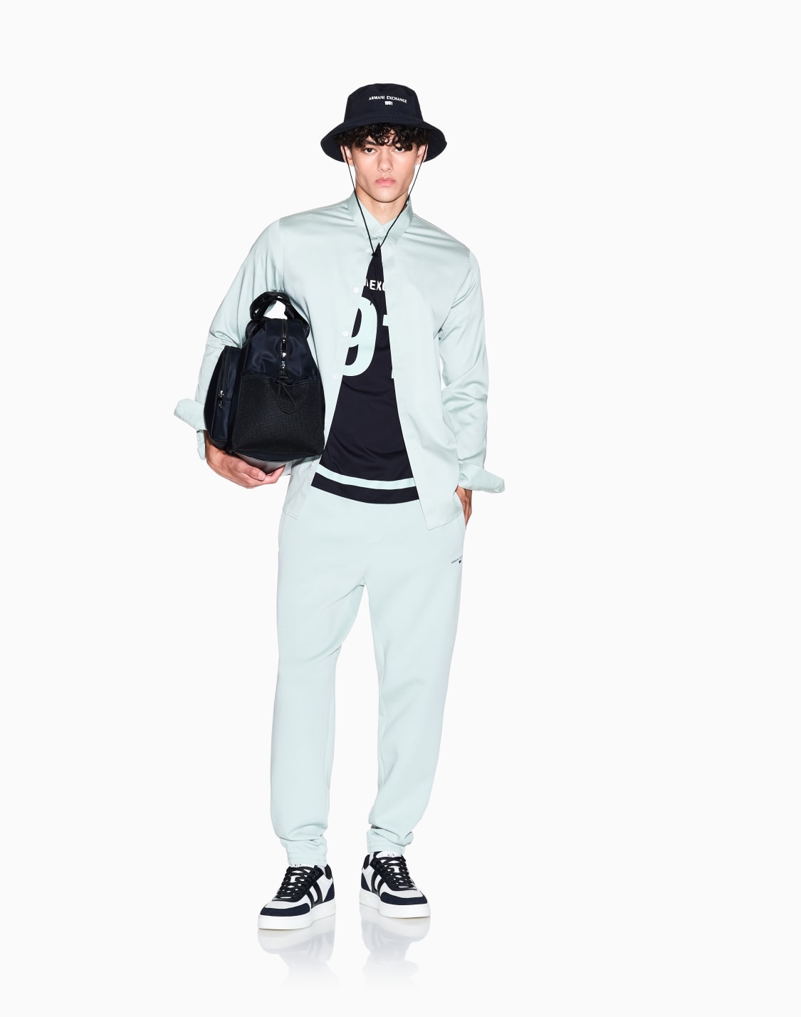 slim-fit-cotton-shirt-green--armani-exchange