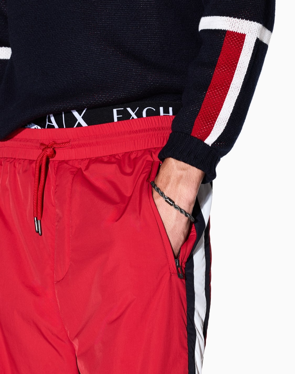 ステンレススチル-チェンブレスレット_axg0164060-マルチカラ--armani-exchange