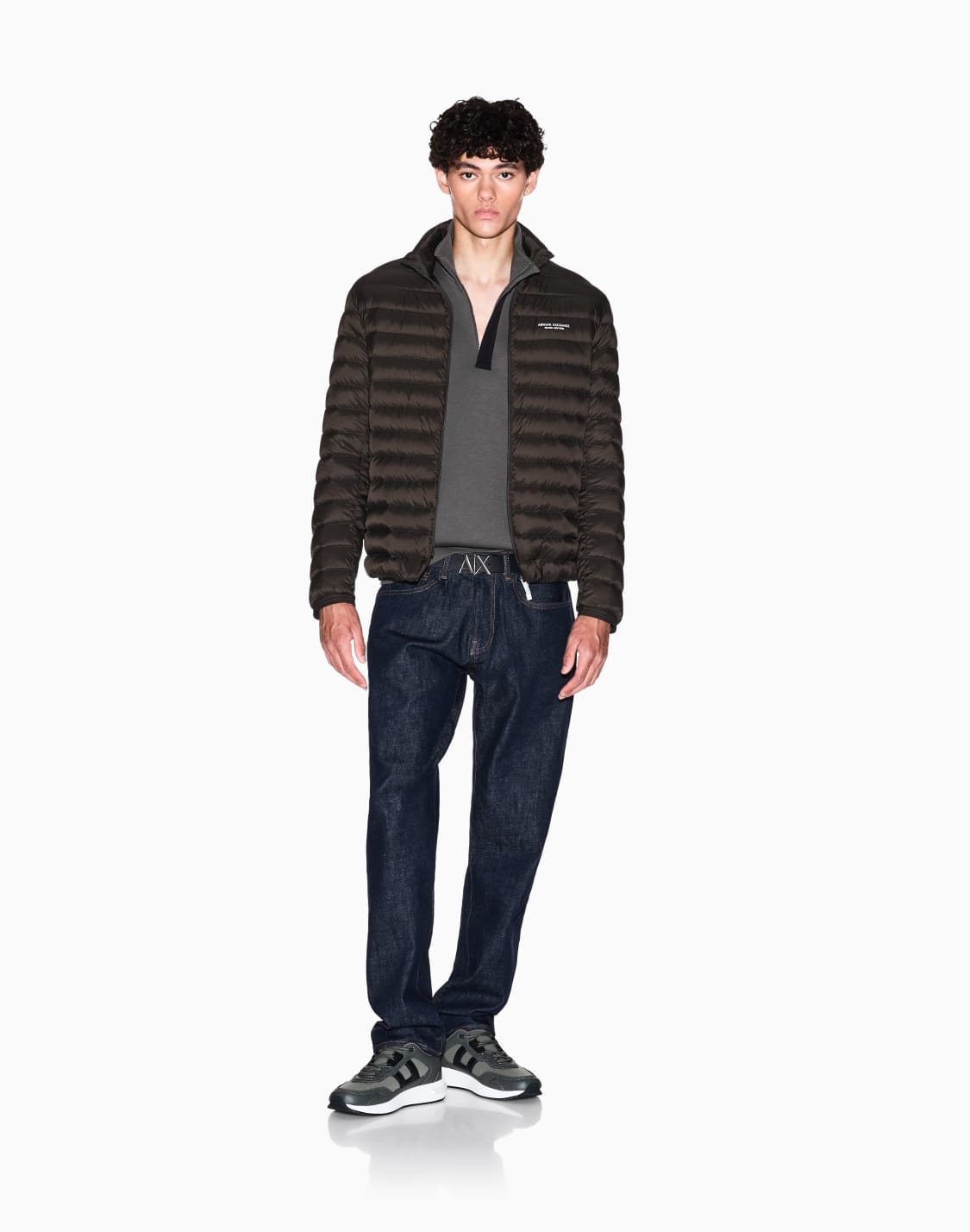 sweatshirt-with-high-neck-and-buttons-green--armani-exchange