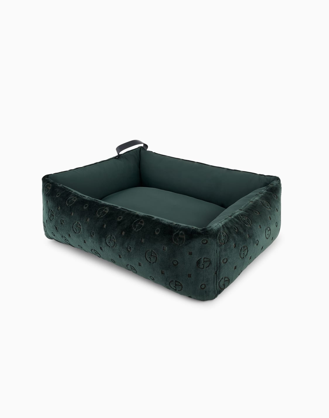 poldo-x-giorgio-armani-dog-bed-in-monogram-jacquard-velvet-green--giorgio-armani
