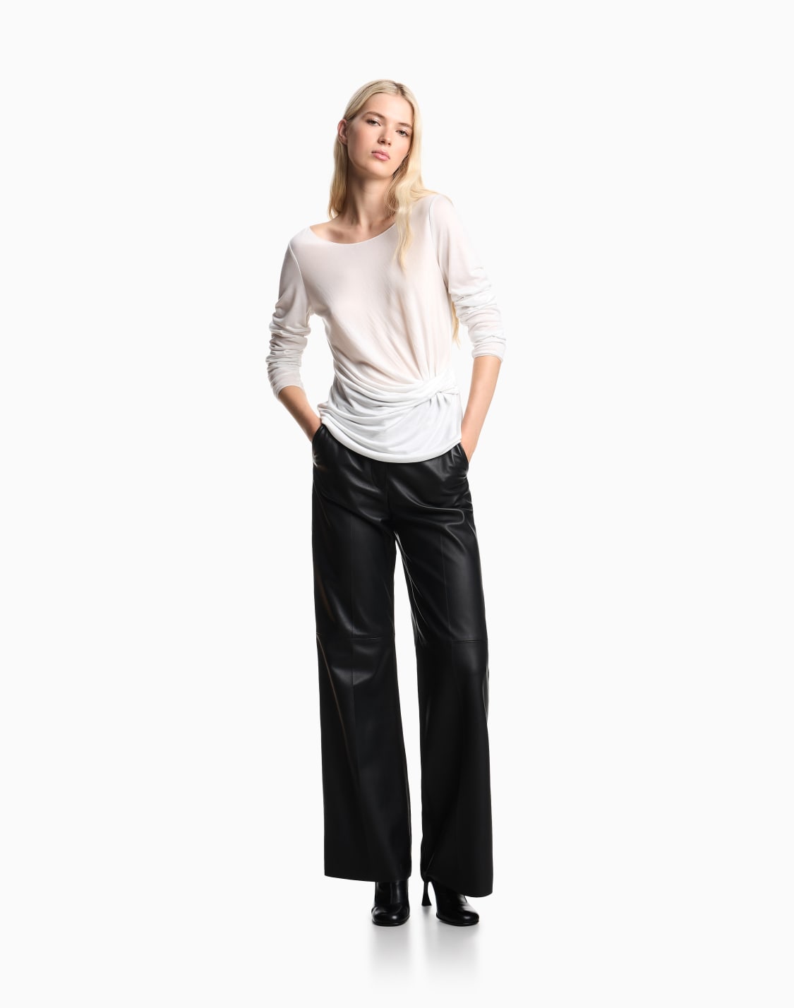 jersey-jumper-with-twist-beige--emporio-armani