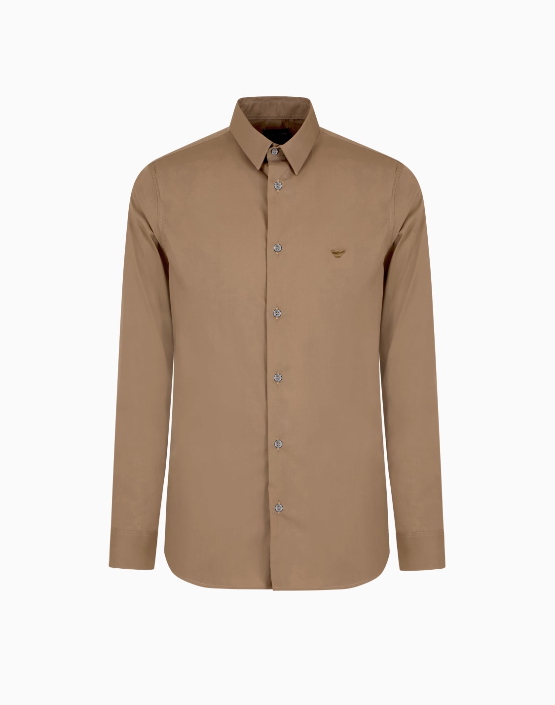 chemise-en-mlange-nylon-stretch-beige--emporio-armani