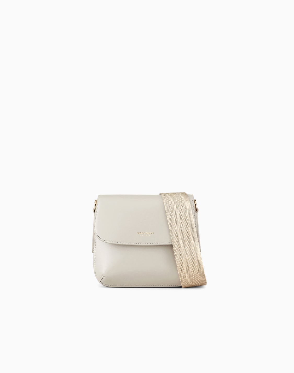 bolso-la-prima-de-piel-graneada-con-bandolera-de-cinta-gris--giorgio-armani