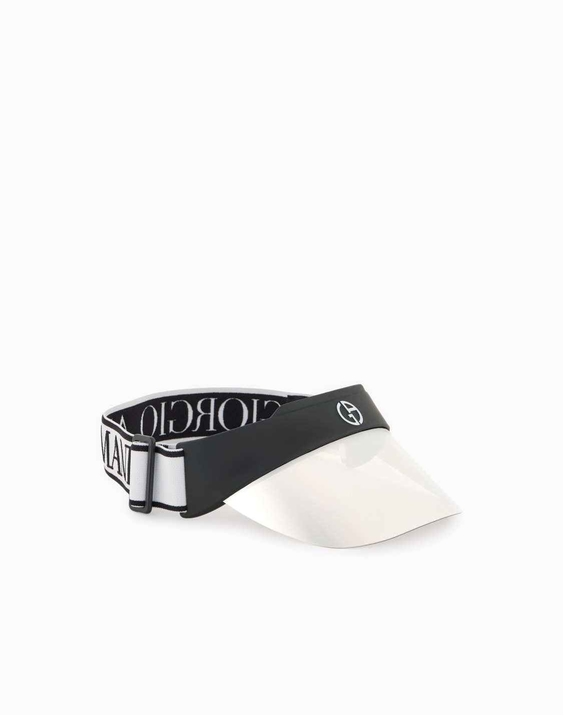 サンバイザ-ロゴテプ-ブラック--giorgio-armani