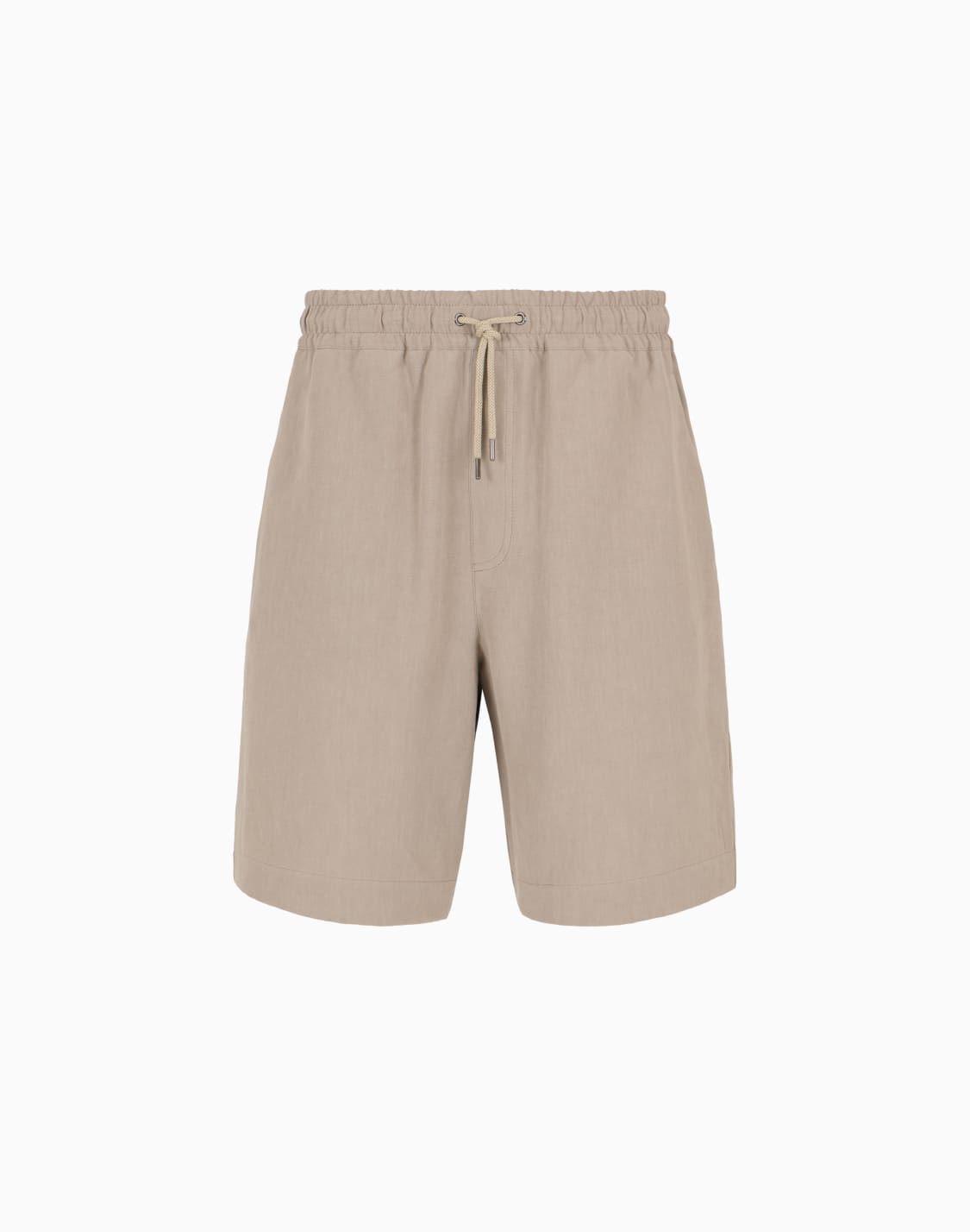ノタック-バミュダパンツ-リネンキャンバス-ベジュ--giorgio-armani