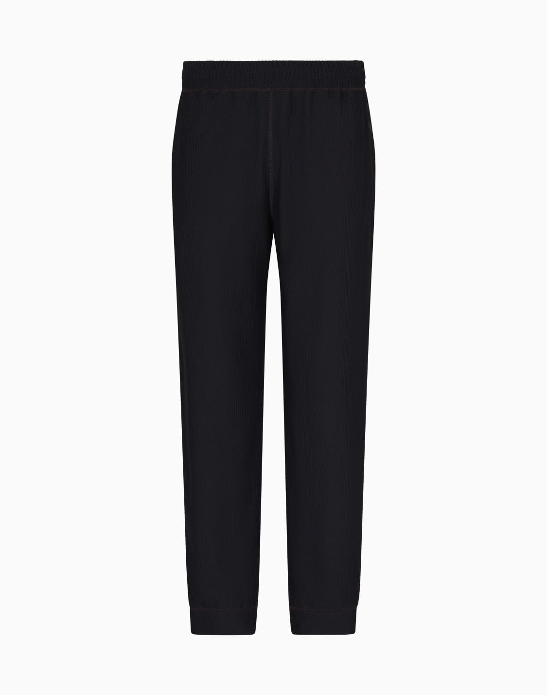 ジョガパンツ-テクニカルワッフルファブリック-ブラック--giorgio-armani