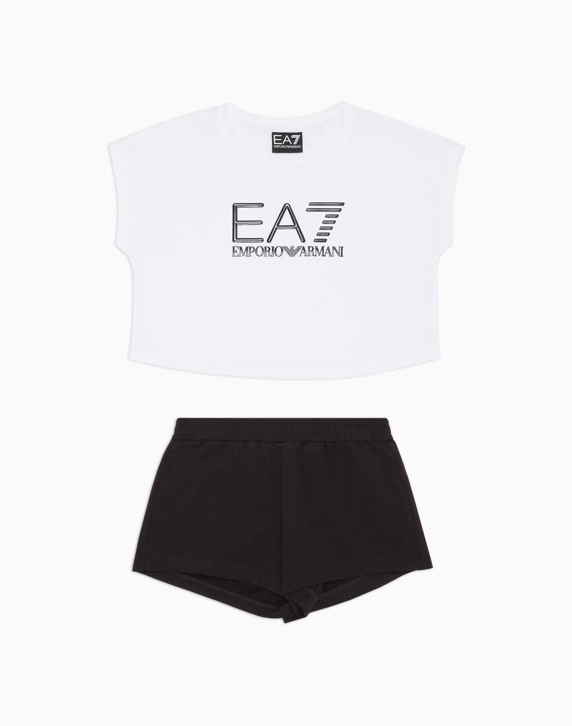 logo-series-girl-cotton-t-shirt-and-shorts-set-two-tone--ea7