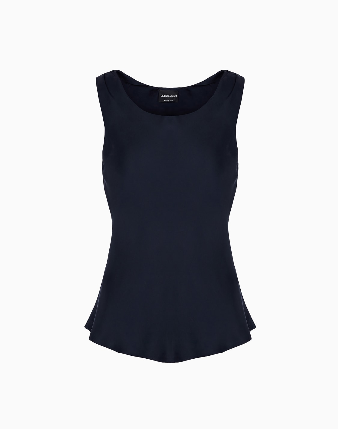 top-en-pure-soie-bleu-marine--giorgio-armani