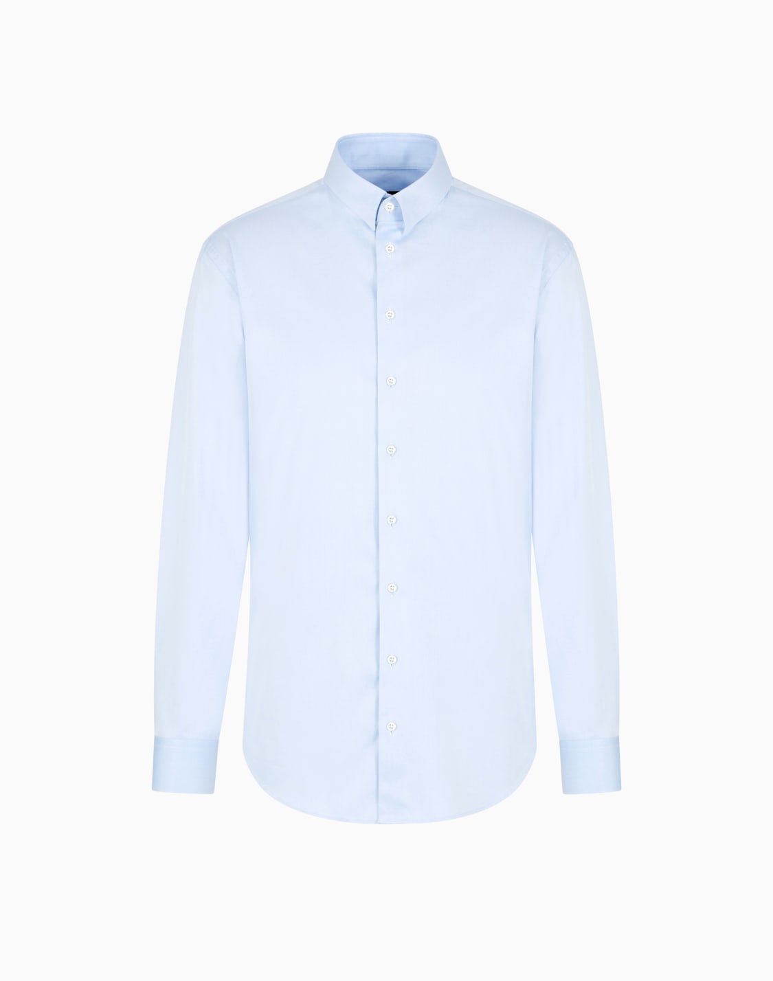 chemisier-en-serg-de-coton-bleu-clair--giorgio-armani