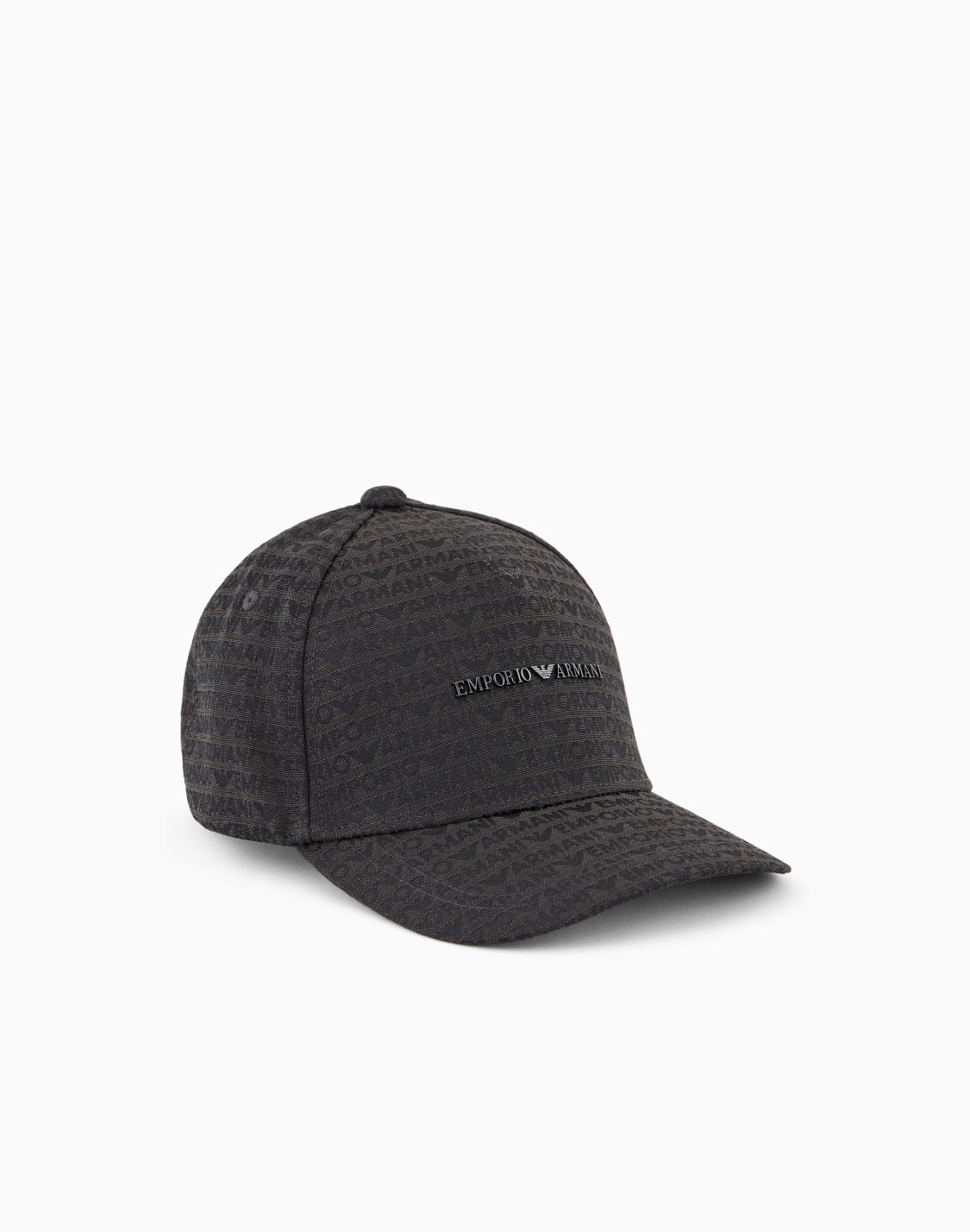 gorra-de-bisbol-en-nailon-con-inscripcin-integral-de-logotipo-en-tejido-jacquard-gris--emporio-armani