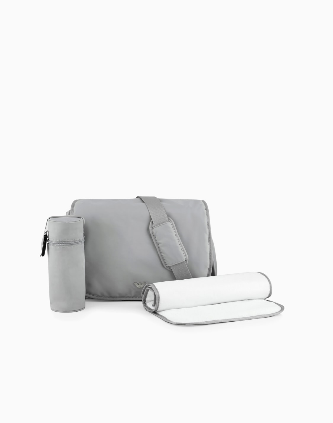 set-mummy-bag-con-placchetta-aquila-grigio--emporio-armani