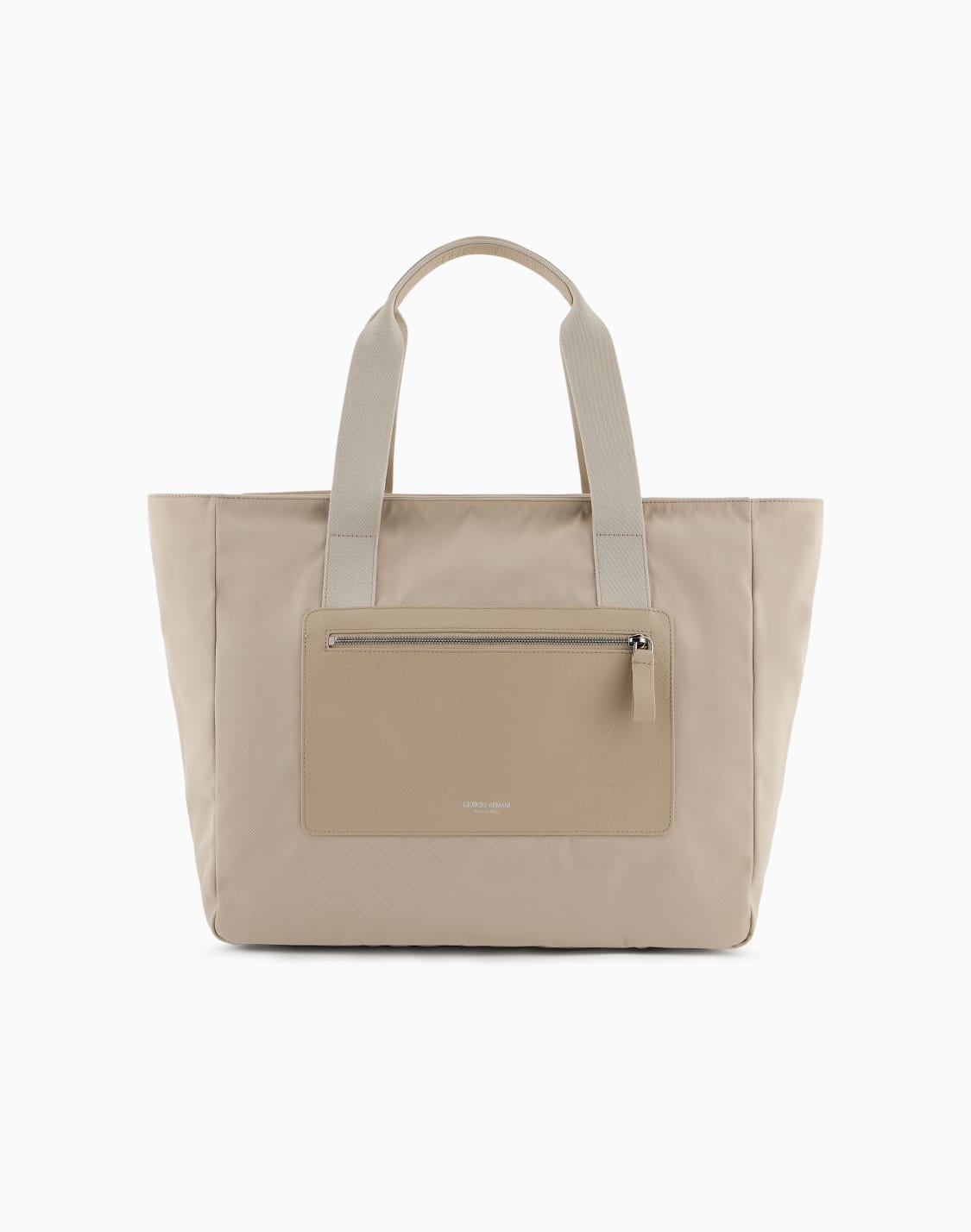 medium-shopper-bag-in-nylon-and-pebbled-leather-beige--giorgio-armani