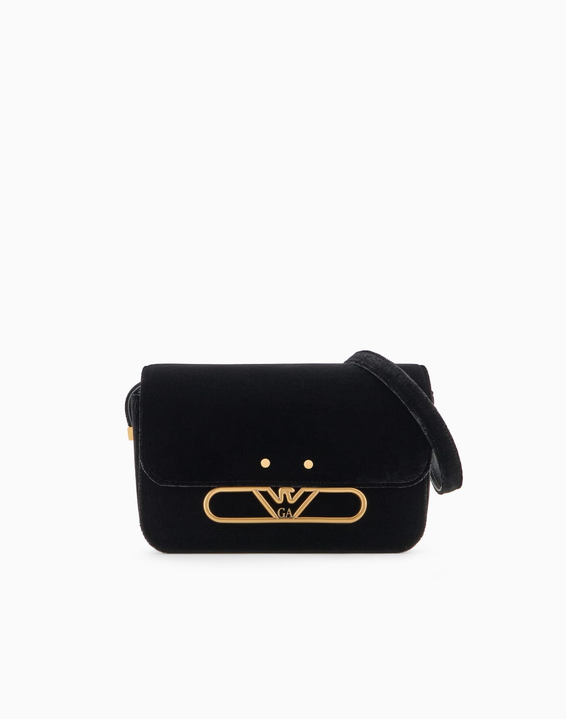 bolso-bandolera-de-terciopelo-con-logotipo-de-guila-de-metal-negro--emporio-armani