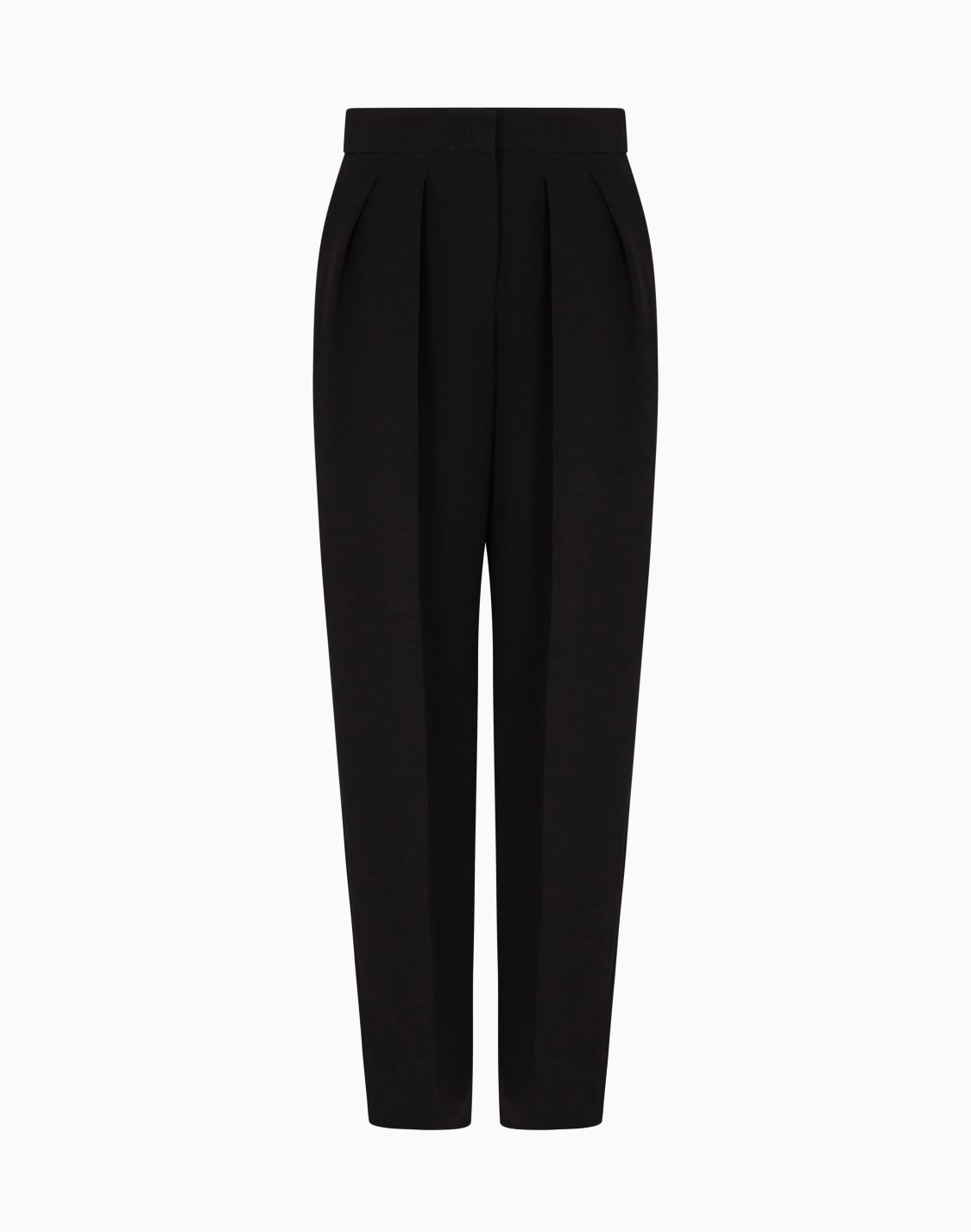 pantalon-pinces-en-cady-de-soie-noir--giorgio-armani