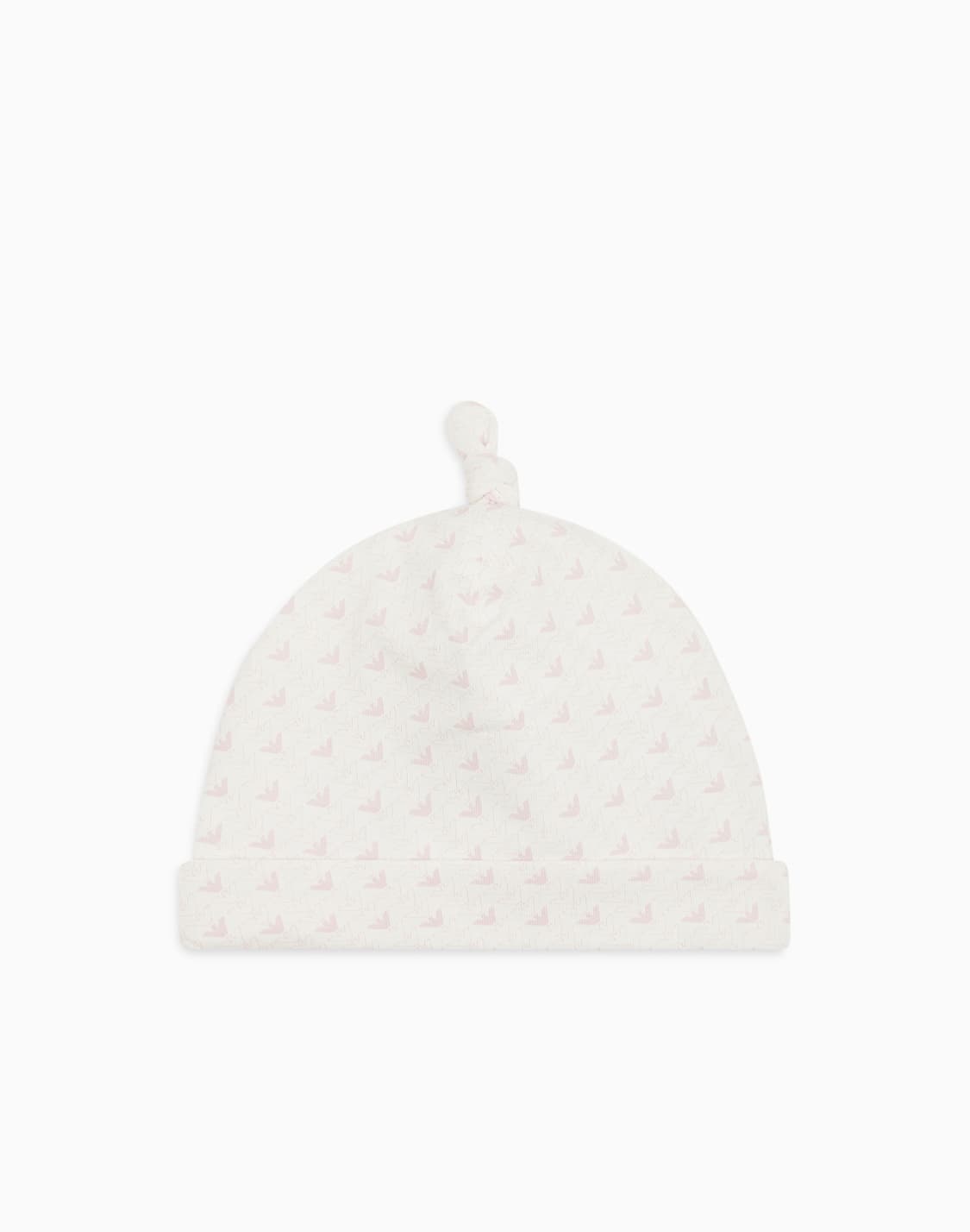 gorro-de-punto-con-motivo-de-guilas-con-efecto-ptico-rosa--emporio-armani