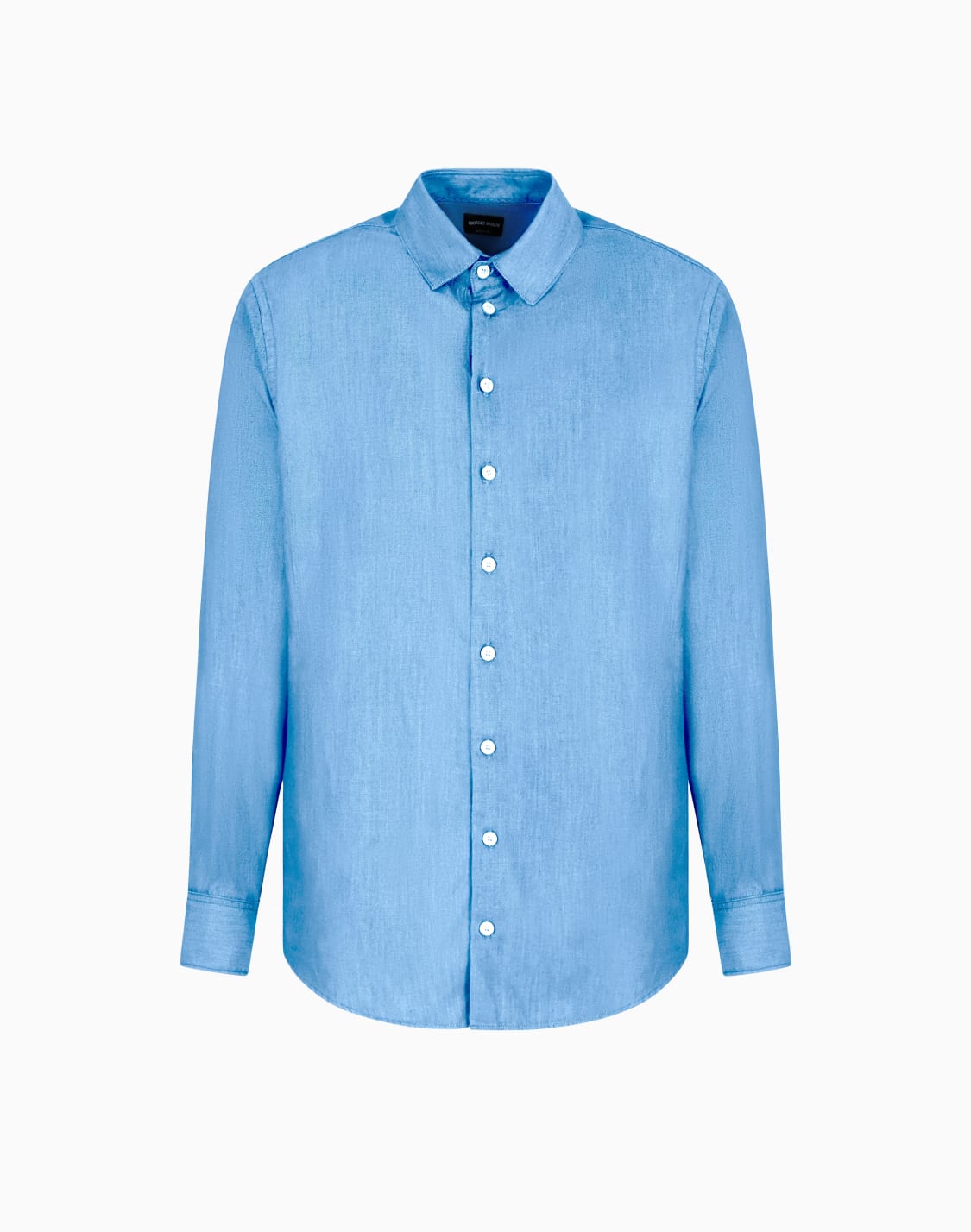 regular-fit-shirt-in-cotton-denim-blue--giorgio-armani