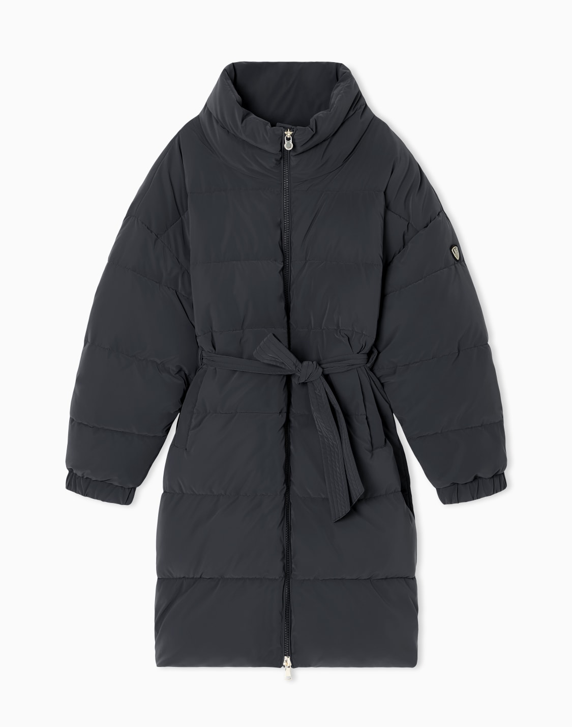 veste-longue-matelasse-en-nylon-avec-ceinture-gris--ea7