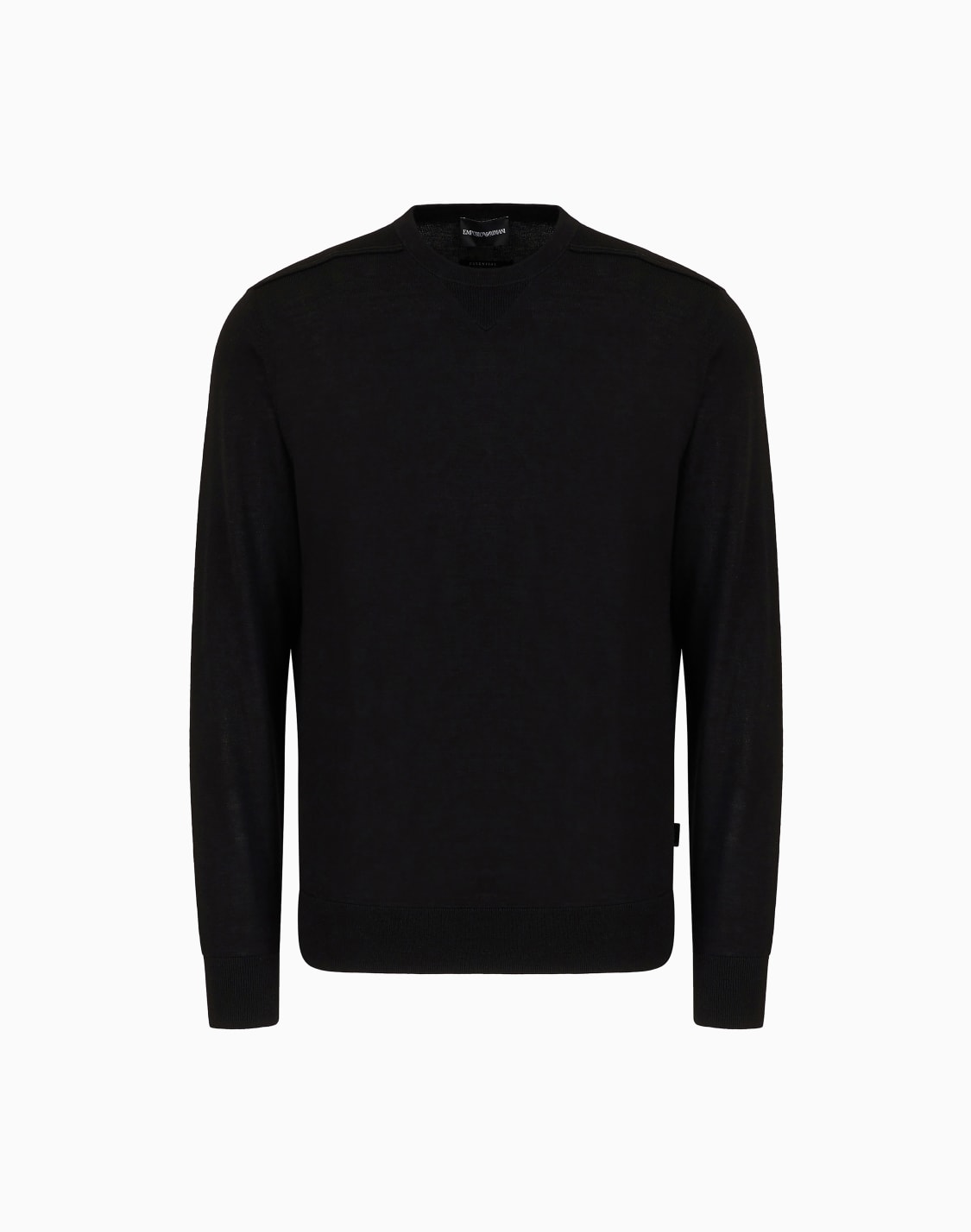 asv-lyocell-and-wool-blend-jumper-black--emporio-armani