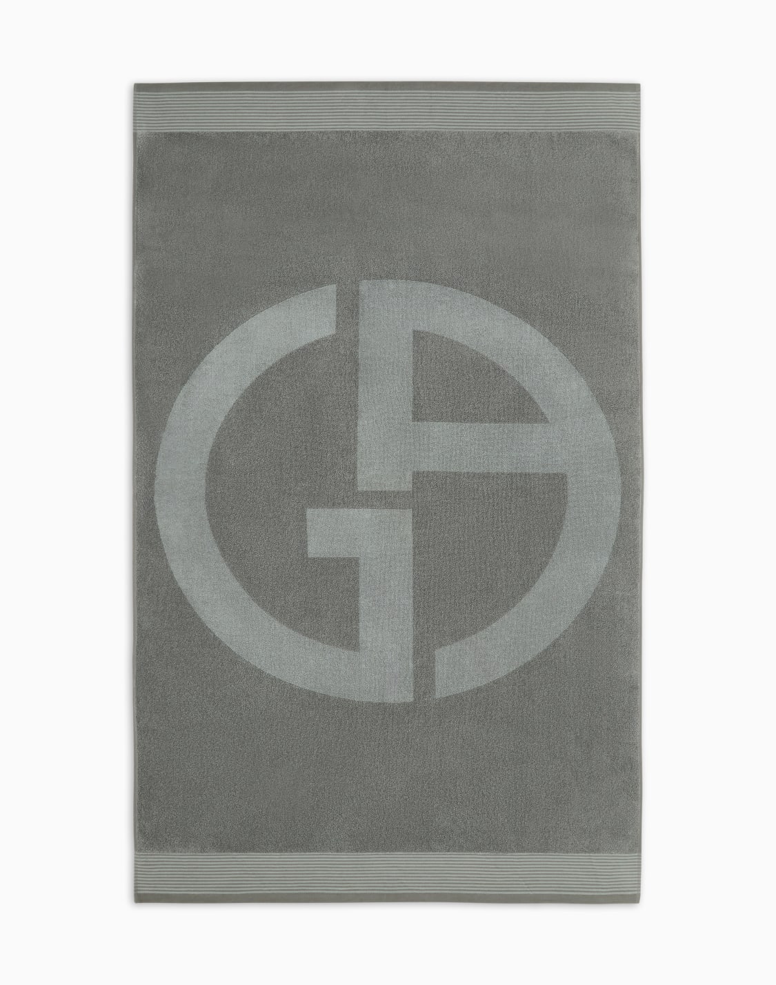 cotton-beach-towel-with-jacquard-logo-green--giorgio-armani