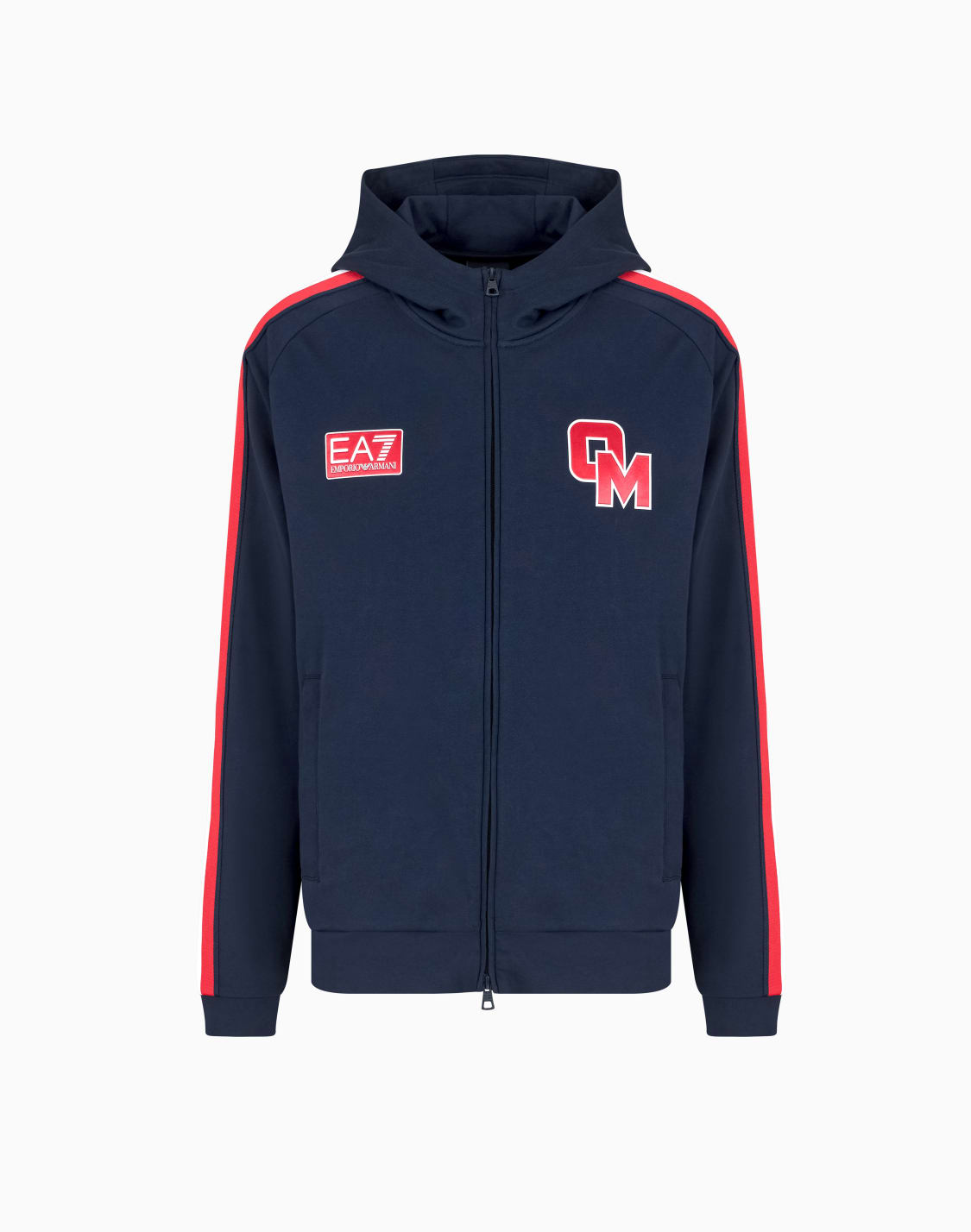 olimpia-milano-sweat-capuche-en-coton-bleu-marine--ea7