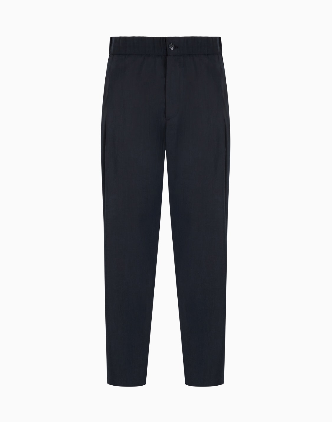 pantaloni-a-una-pince-in-misto-seta-lavata-blu--giorgio-armani