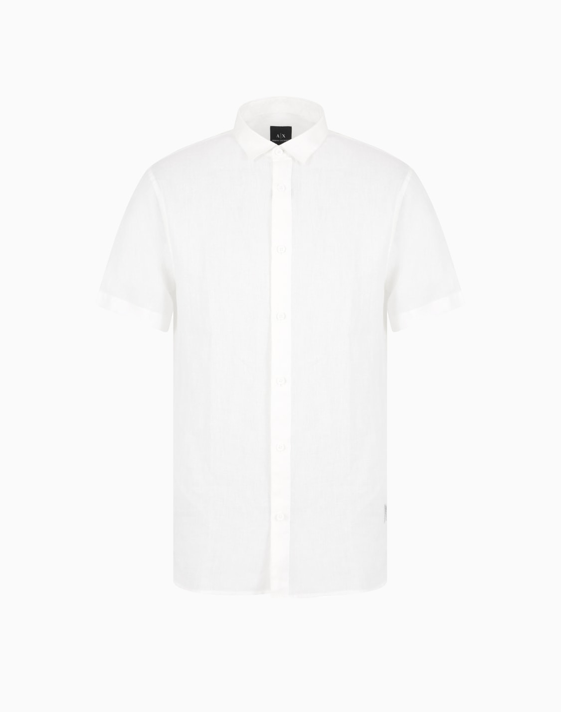 regular-fit-cotton-shirt-화이트--armani-exchange