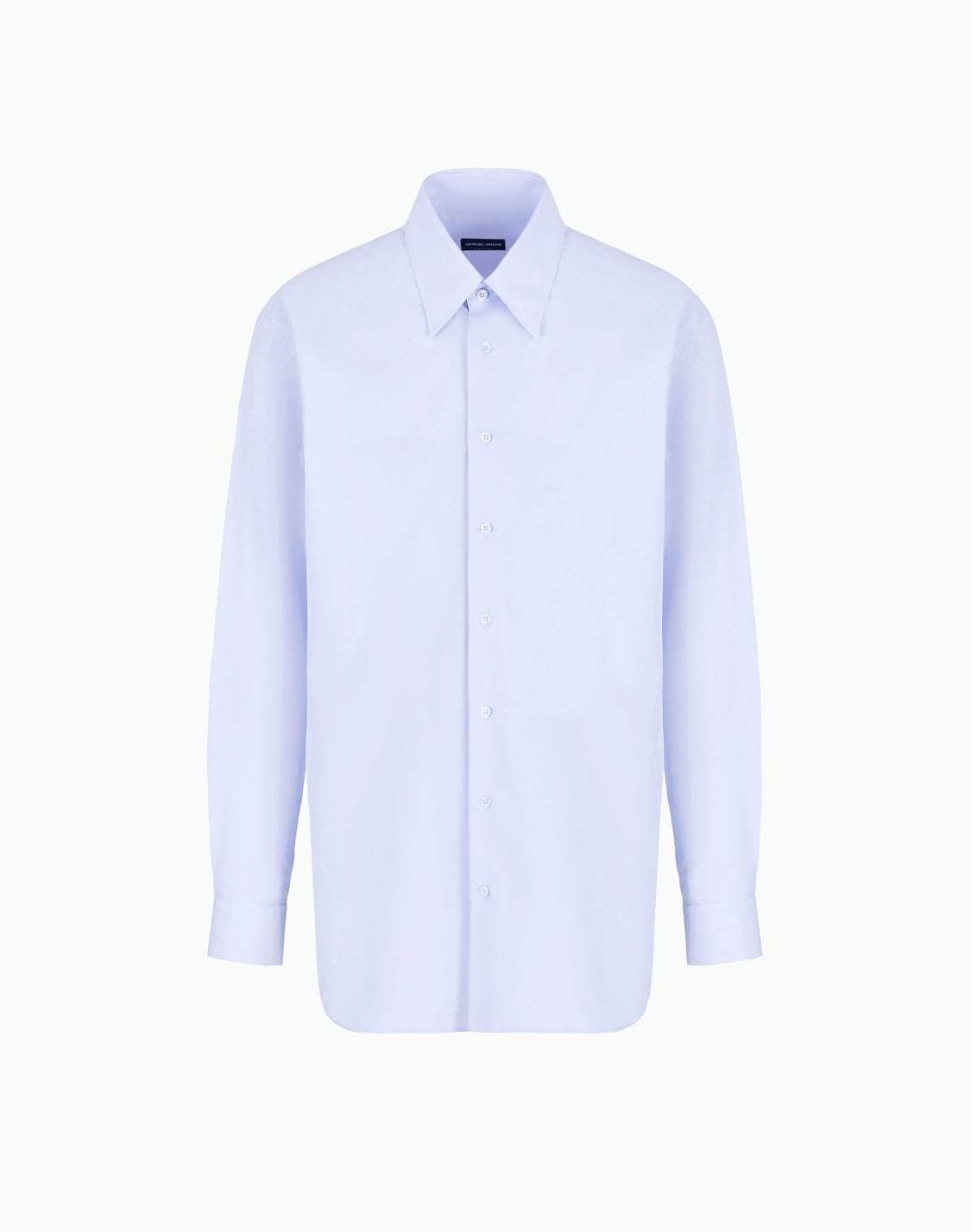 レギュラフィットシャツ-コットン製-ライトブル--giorgio-armani