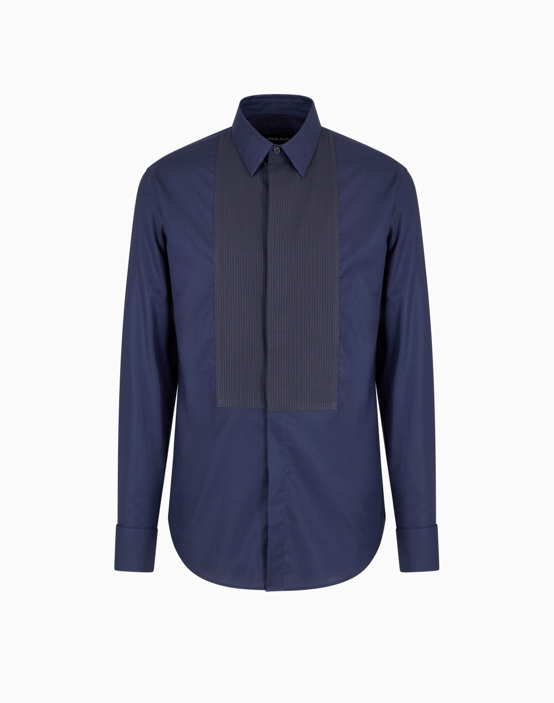 pleated-cotton-tuxedo-shirt-navy-blue--giorgio-armani