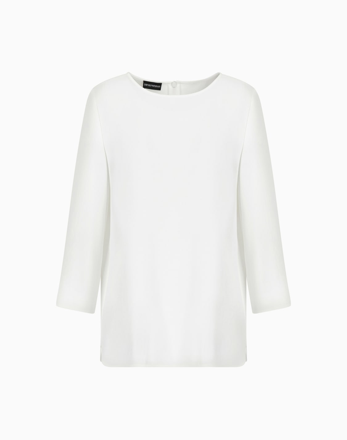 blouse-en-envers-satin-manches-34-blanc--emporio-armani