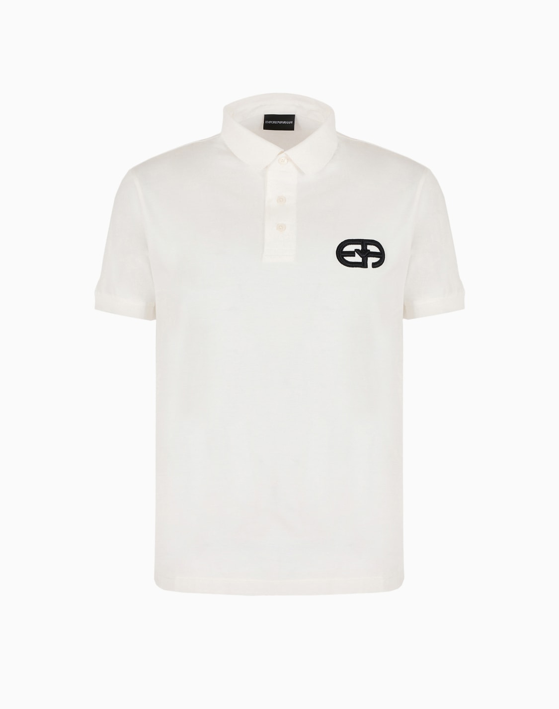polo-en-punto-de-mezcla-de-lyocell-con-logotipo-ea-bordado-en-relieve-blanco--emporio-armani