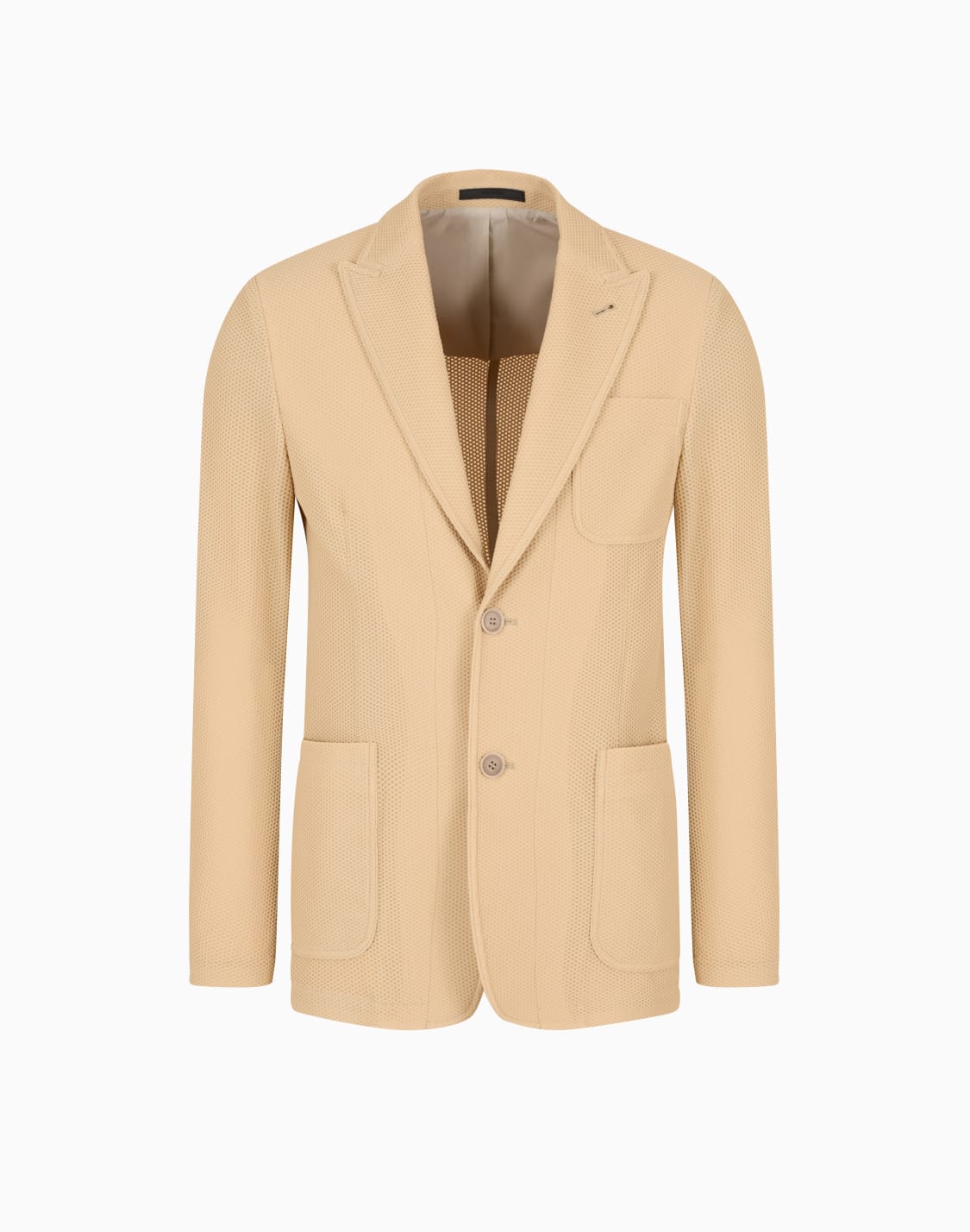 기능성-와플-패브릭-싱글-브레스트-재킷-베이지--giorgio-armani