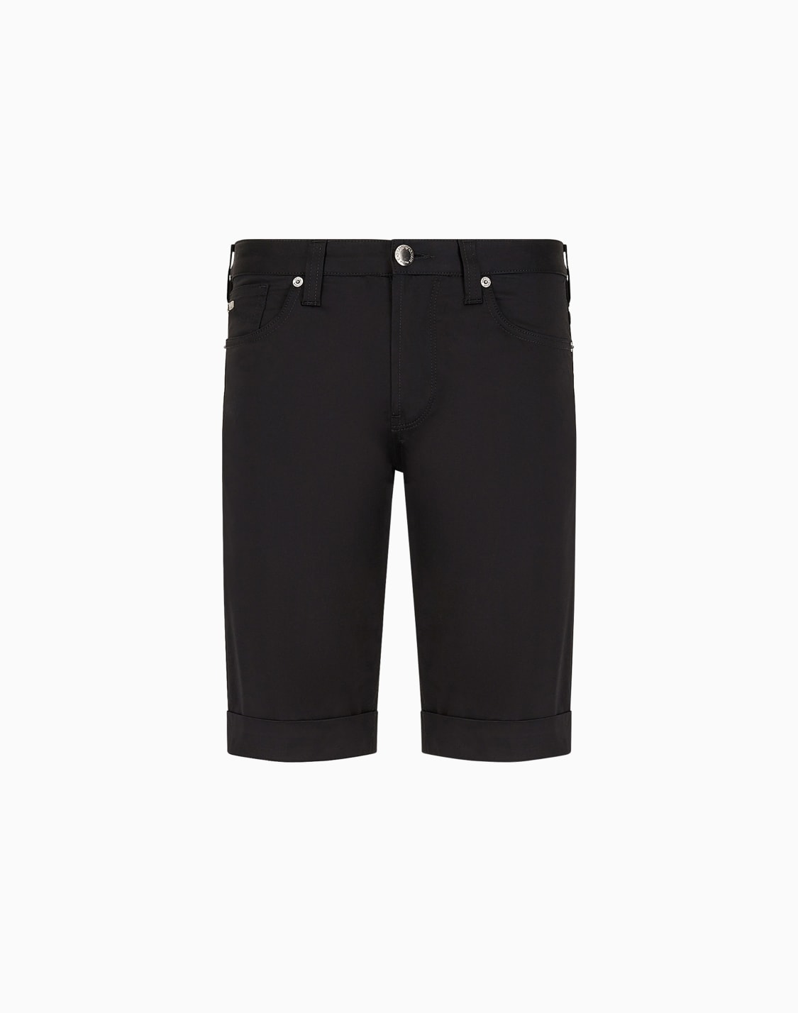 bermudas-de-cmodo-algodn-brillante-con-vuelta-en-el-bajo-negro--emporio-armani