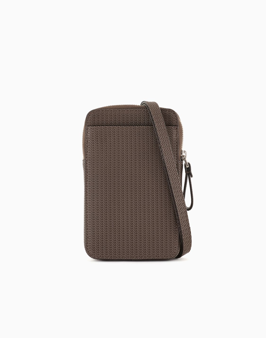 portacellulare-in-pelle-stampata-marrone--giorgio-armani