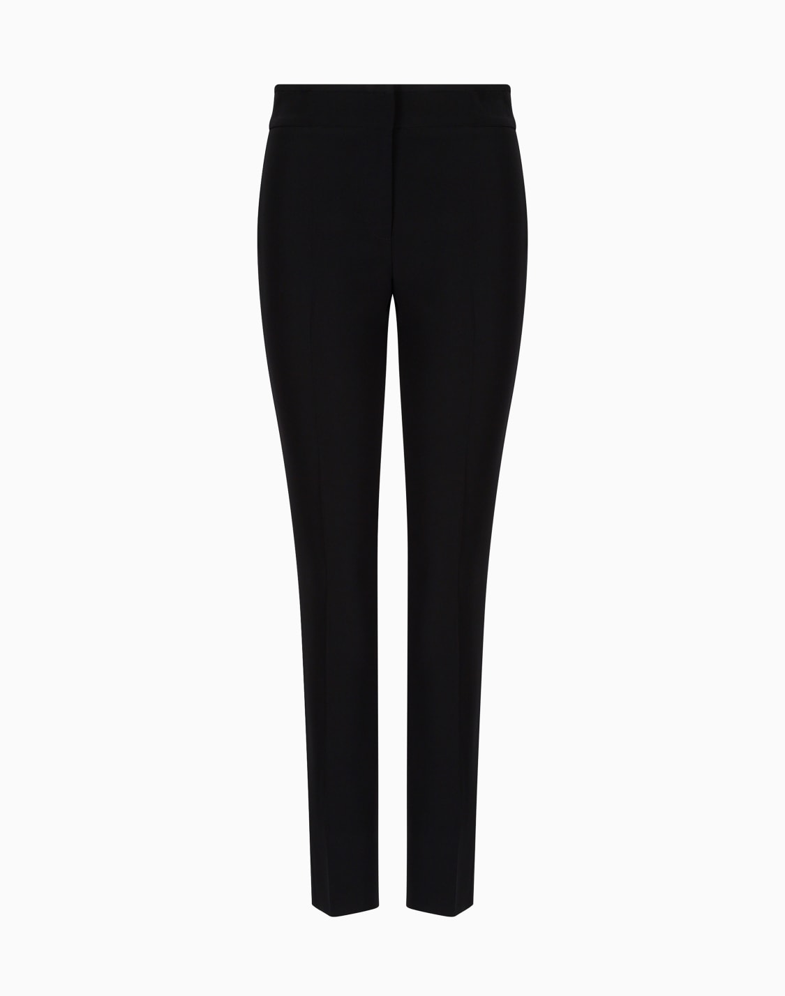 九分丈フレアパンツ-テクニカルキャディ-ブラック--emporio-armani