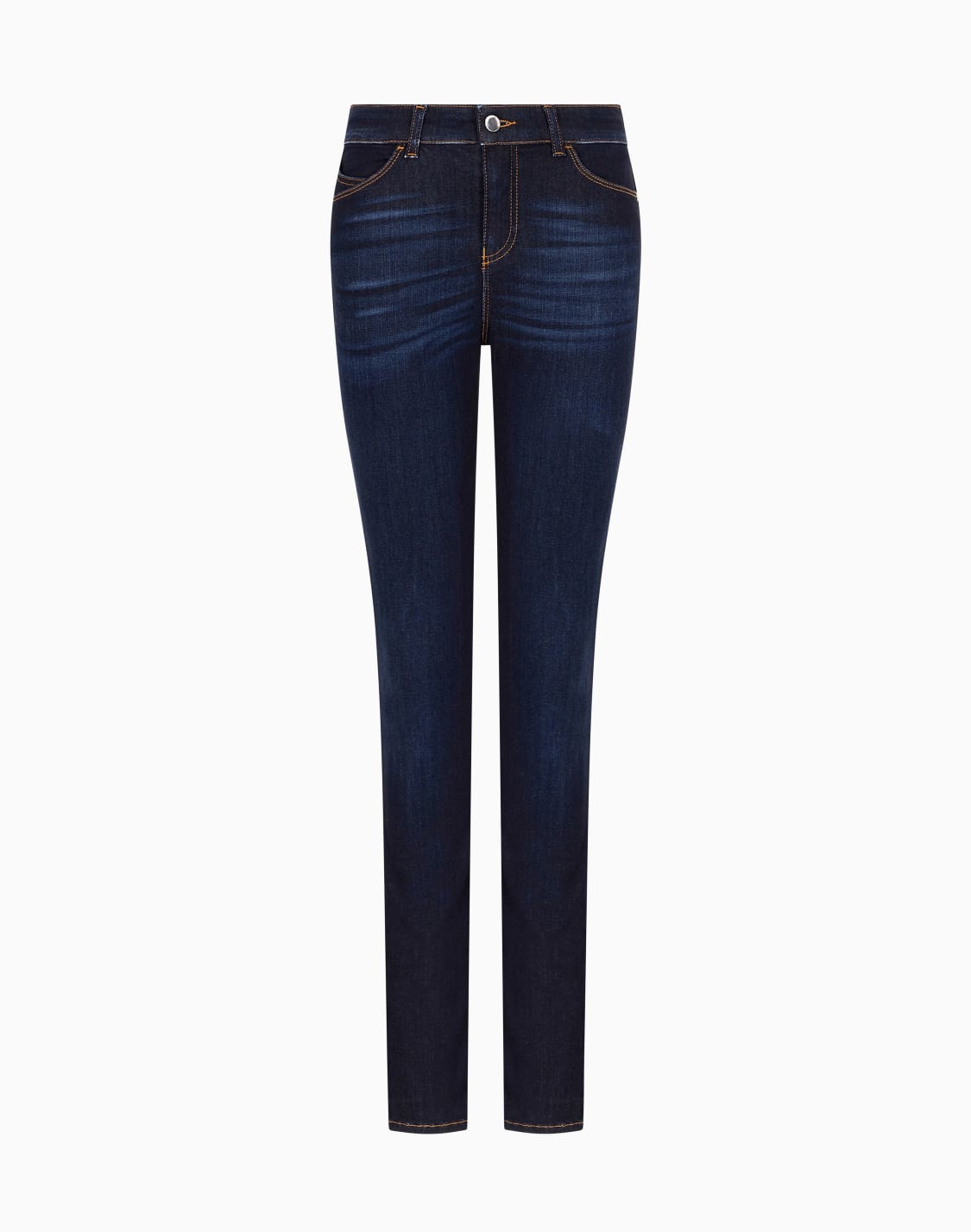 ハイウエスト-j18-スキニレッグジンズ-リヨセル混紡-リンスウォッシュデニム-ブル--emporio-armani