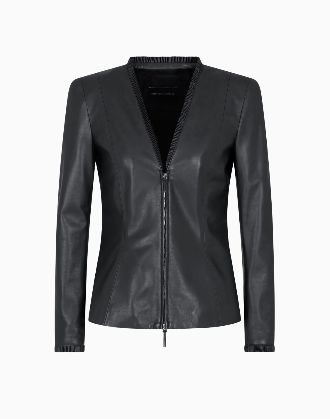 veste-coupe-slim-en-peau-dagneau-de-ganterie-noir--emporio-armani