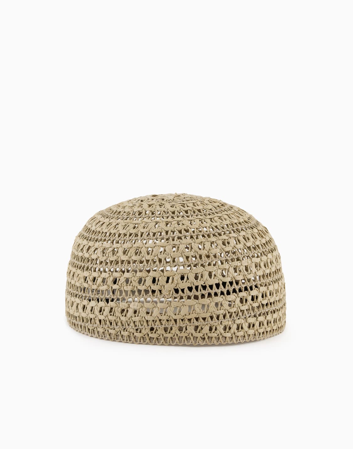 calotta-in-fettuccia-intrecciata-beige--giorgio-armani
