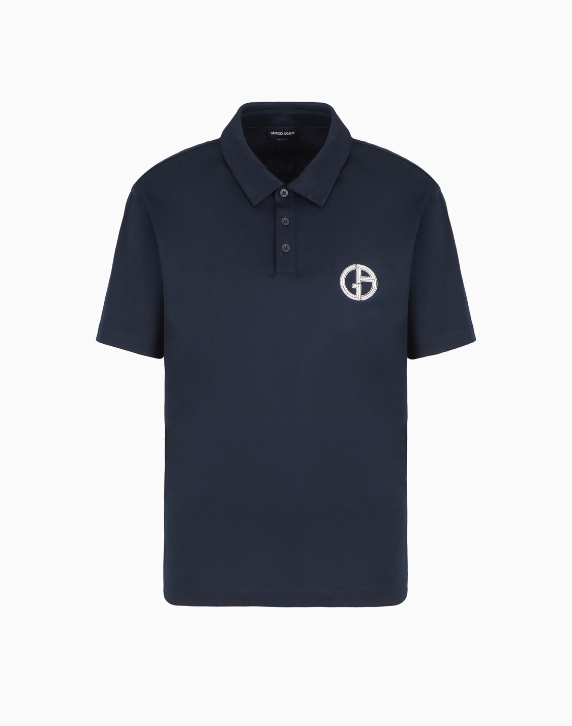 short-sleeved-polo-shirt-in-cotton-interlock-blue--giorgio-armani