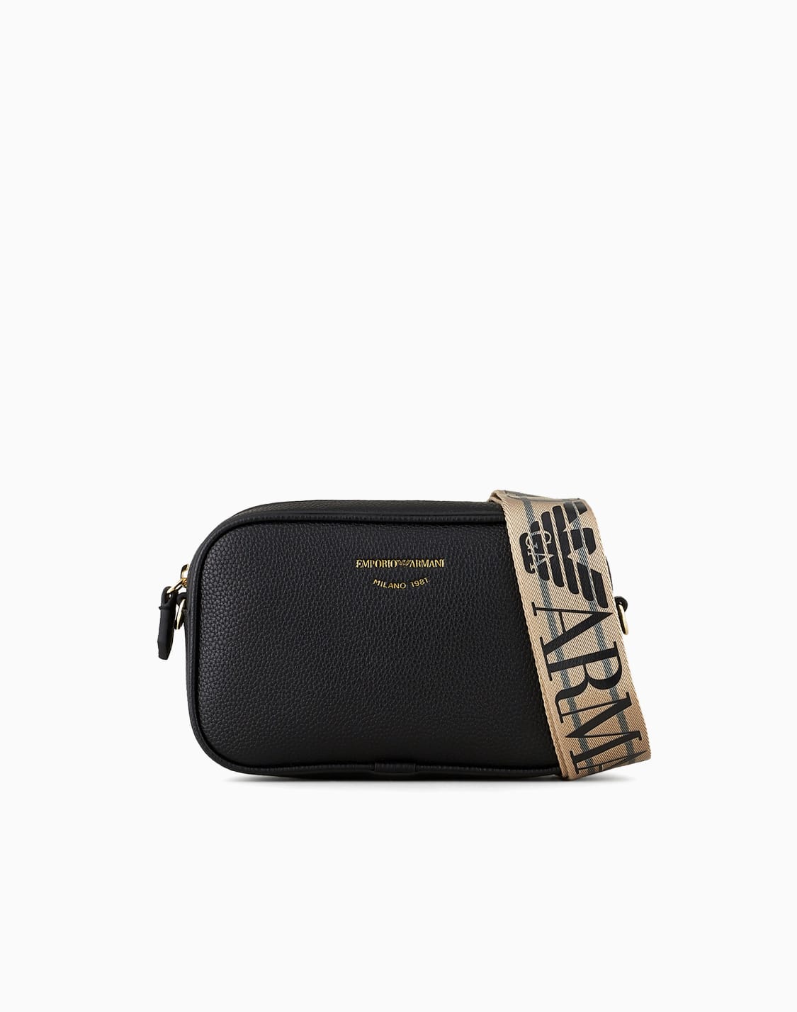 deer-print-camera-case-with-shoulder-strap-black--emporio-armani