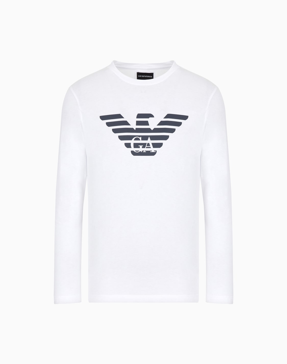 トップス-ピマジャジ-プリントロゴ-ホワイト--emporio-armani